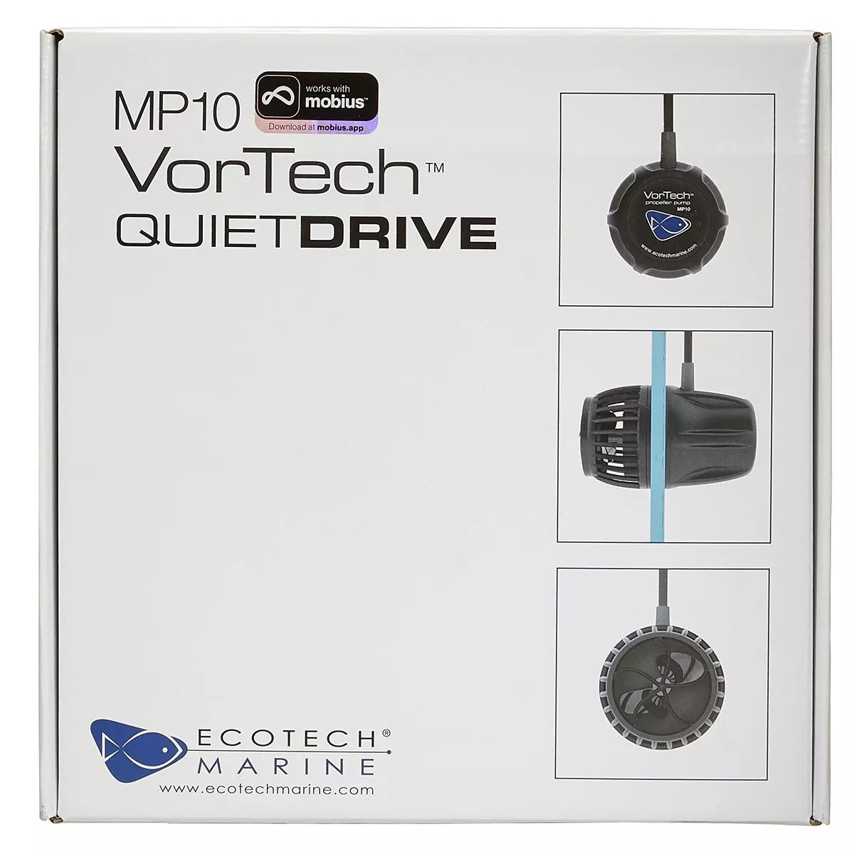 VorTech MP10mQD - Mobius Ready QuietDrive Propeller Pump