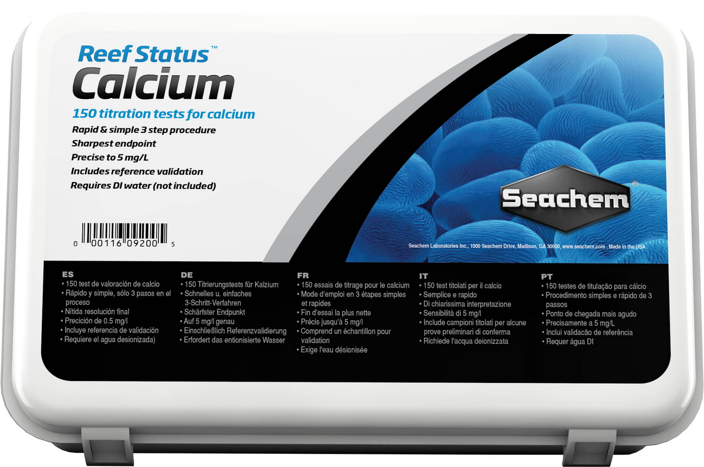 Calcium Reef Status Test Kit - Seachem