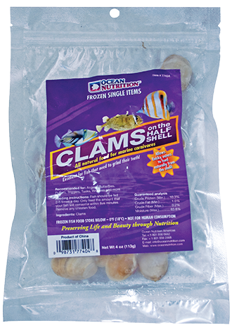 Clams On The Half Shell - 8oz - Ocean Nutrition