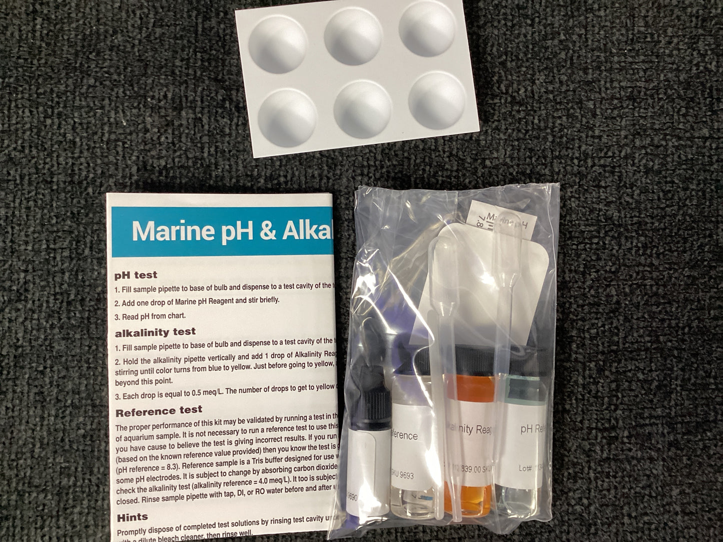 Marine PH & Alkalinity MultiTest - Seachem