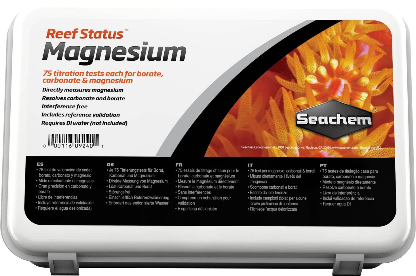 Magnesium Reef Status Test Kit - Seachem