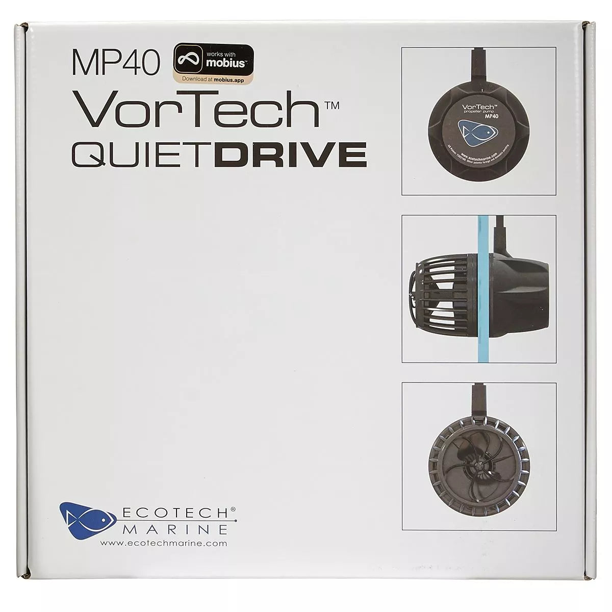 VorTech MP40mQD - Mobius Ready QuietDrive Propeller Pump