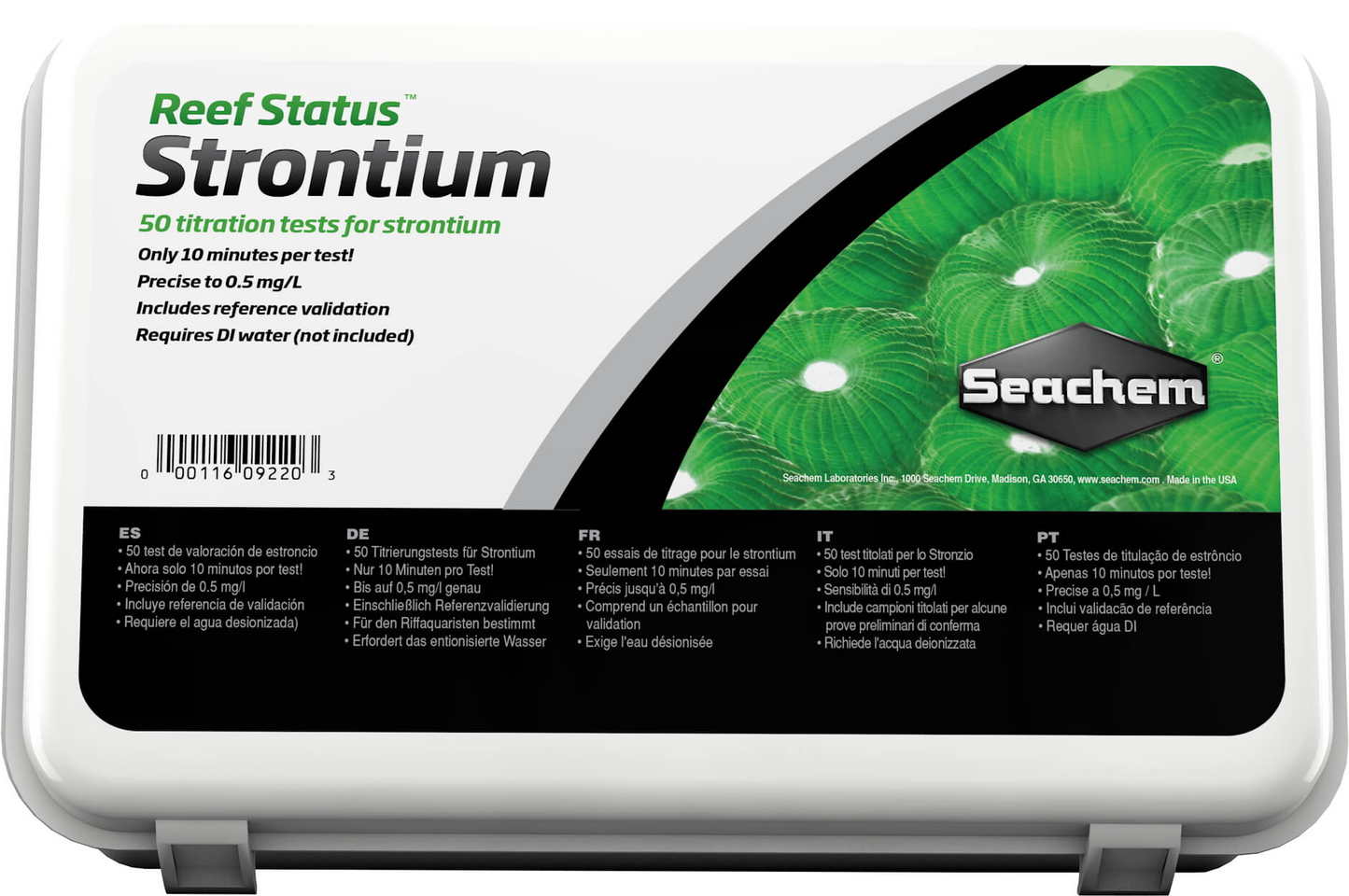 Strontium Reef Status Test Kit - Seachem