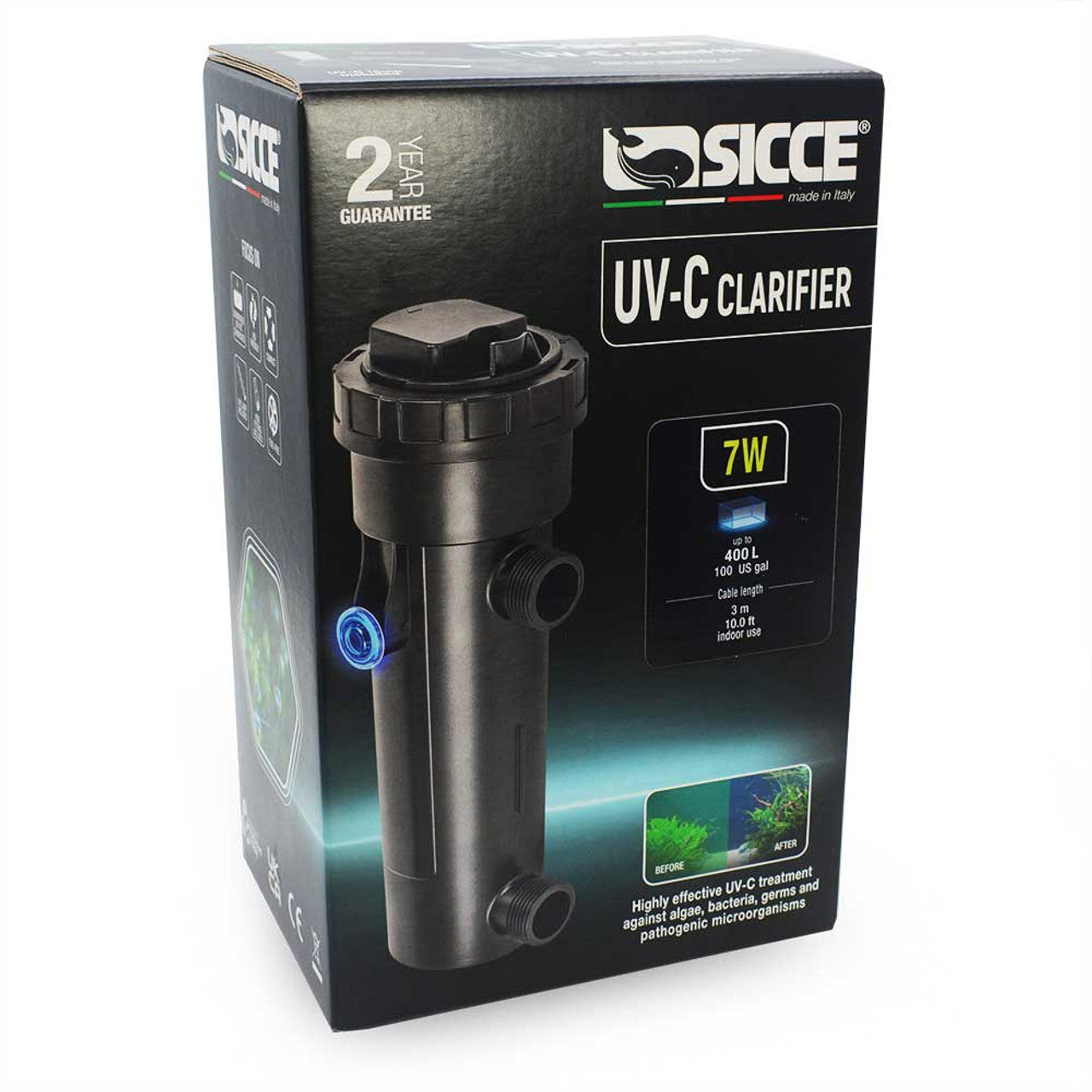 UV-C Clarifier 7W - Sicce
