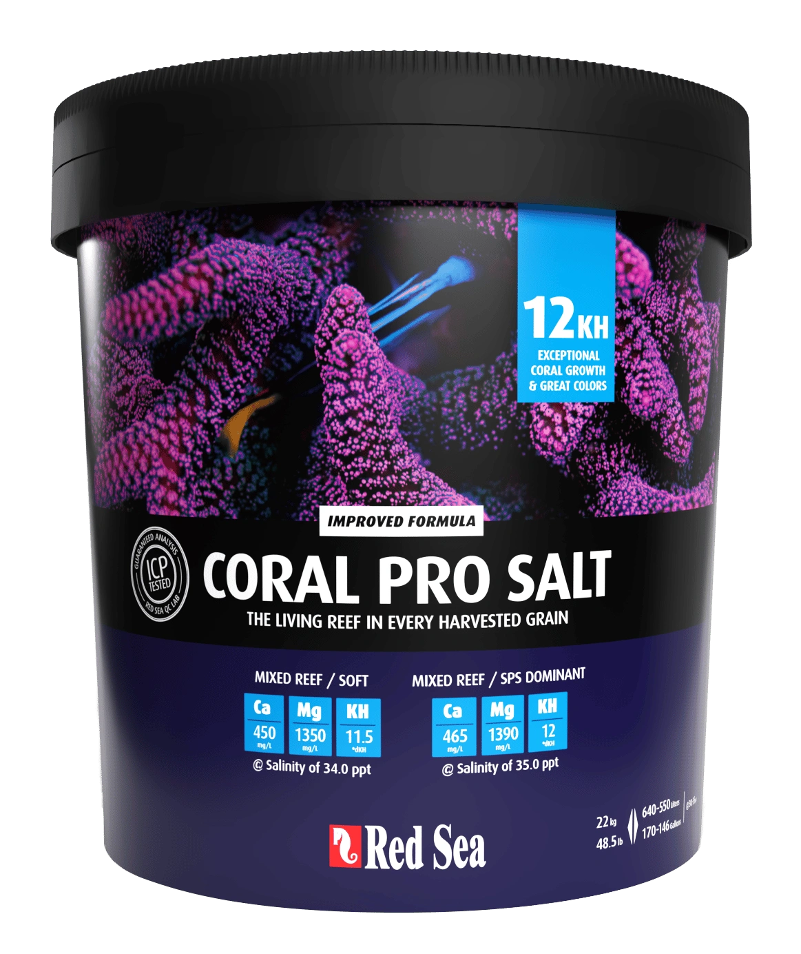 Coral Pro Salt Large Bucket 175 Gallon - Red Sea