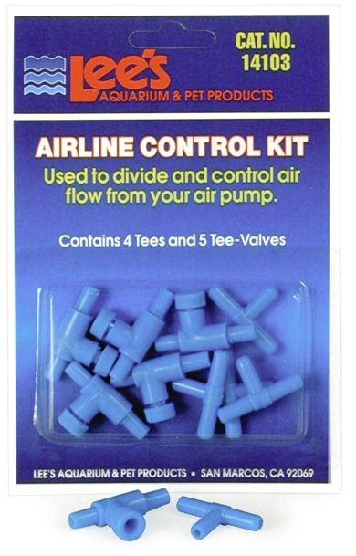 Airline Control Kit - 4 Tees & 5 Two-Way Valves