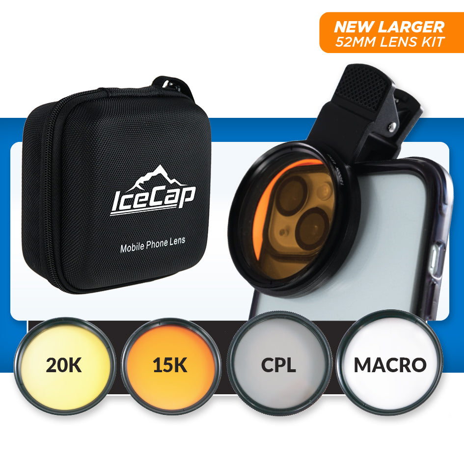 Mobile Filter Lens Mobile Phone Stackable Filter Lens Kit - IceCap – InsideReef