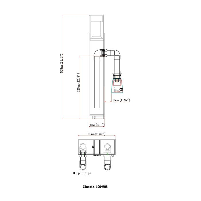 Classic 100 HOB Protein Skimmer