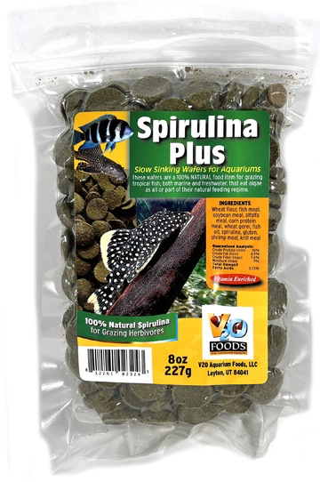 Spirulina Plus Slow Sinking Wafers 8oz - V2O