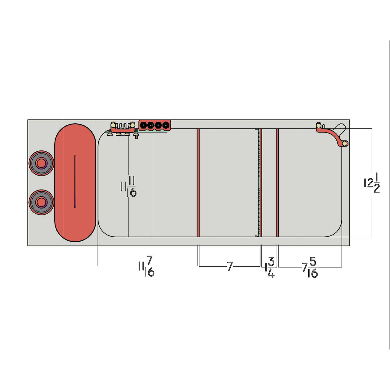 RedFlex Sump 300 (37" x 14.5" x 16") - Pro Clear Aquatic Systems