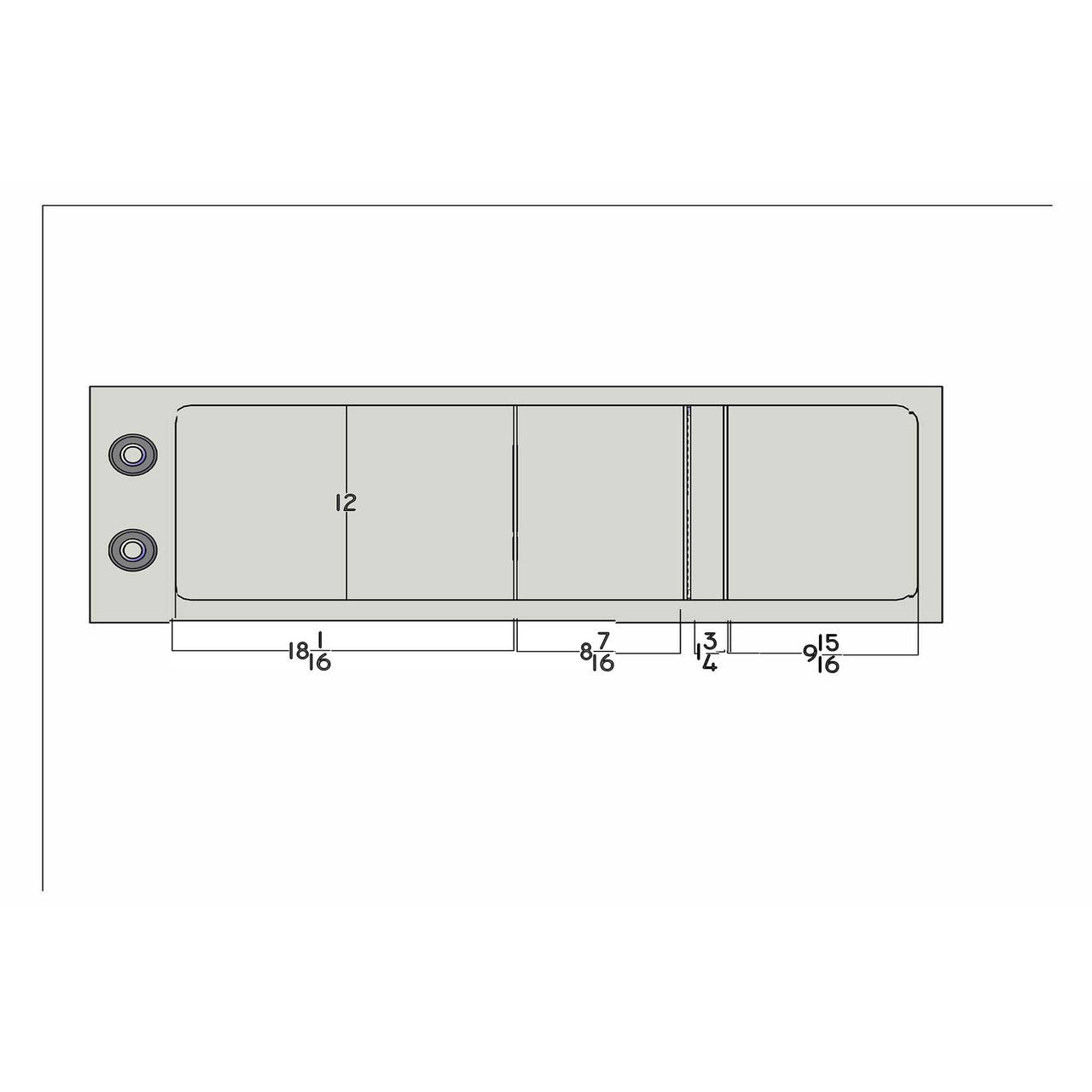 EcoReef Sump 400 (45" x 14.5" x 16") - Pro Clear Aquatic Systems