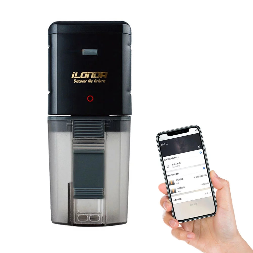 WiFi Intelligent Automatic Fish Feeder-iLONDA