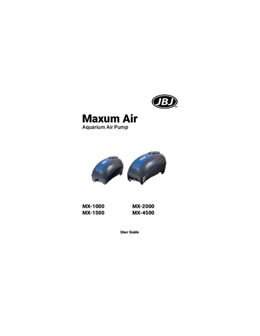 MAXUM AIR Aquarium Air Pump MX-2000