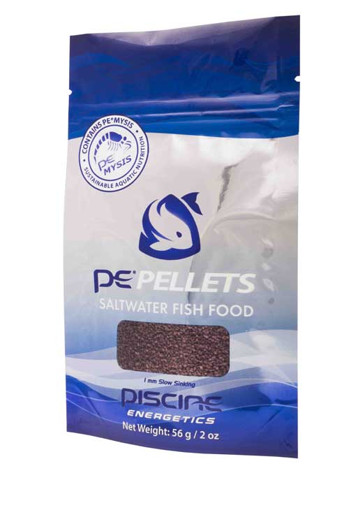 PE 2oz Saltwater Pellets Slow Sinking 1mm - Piscine Energetics