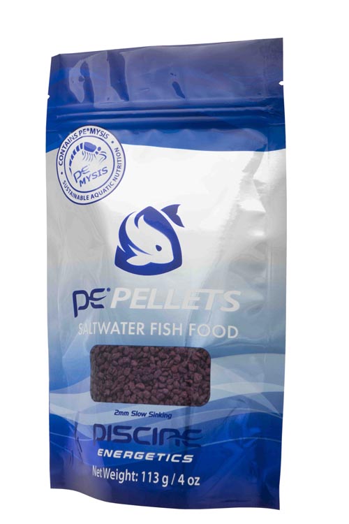 PE 4oz Saltwater Pellets Slow Sinking 2mm - Piscine Energetics