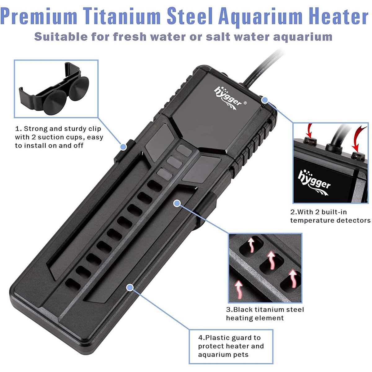 Fish Tank Heater 500W - Hygger