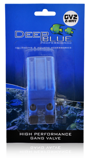 2 Way Gang Valve - Deep Blue Professional