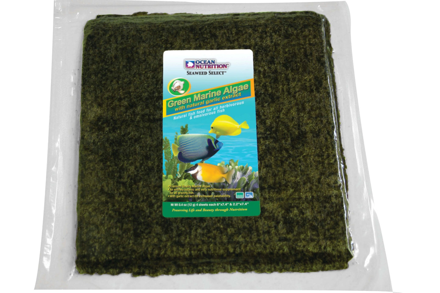 Green Marine Bulk Algae Sheets (50 Sheets) - Ocean Nutrition