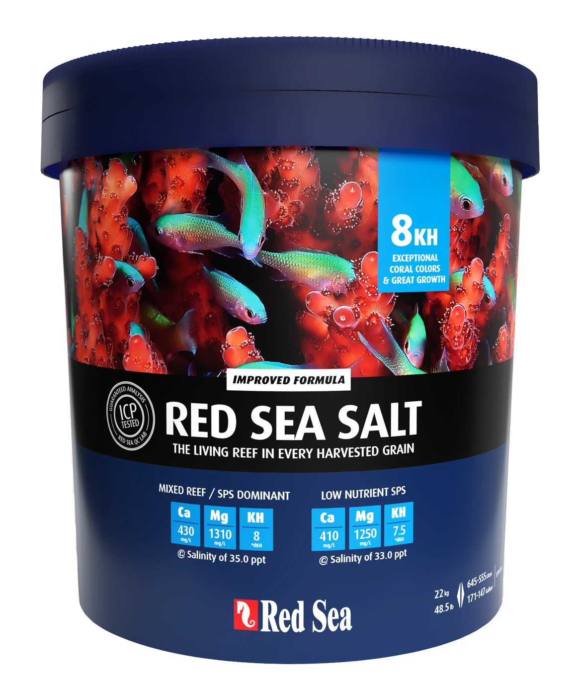 Red Sea Salt Large Bucket 175 Gallon - Red Sea